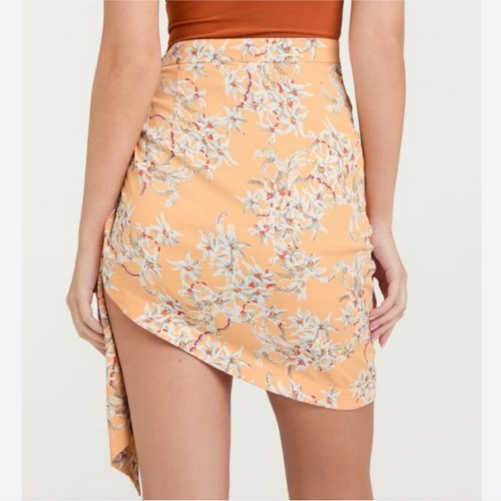 Cinq à Sept Trailing Orchid Greta skirt cover up size XS NWT - Picture 2 of 9